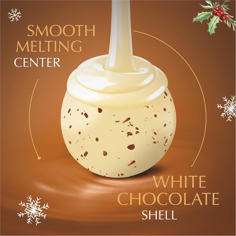 Lindt LINDOR Holiday Snickerdoodle White Chocolate Truffles - Image 4